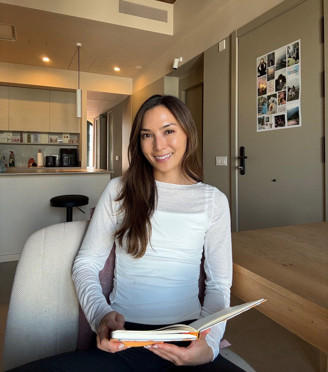 Lina, founder of Kind Chaos, in her apartment